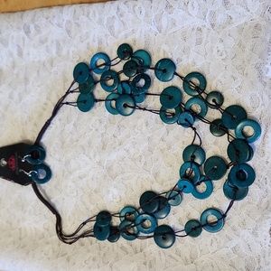 Paparazzi Wonderfully Walla Walla Blue Necklace Set